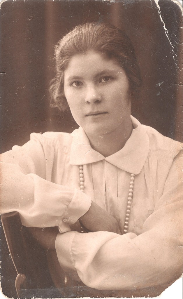 Franciszka Plewka w młodości